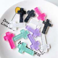 Mobile Phone DIY Decoration, Resin, more colors for choice, 34x20mm, Approx 100PCs/Bag, Sold By Bag
