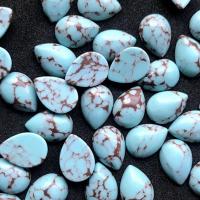 Turquoise Cabochon, Teardrop, DIY, more colors for choice, 10x14mm, 100PCs/Bag, Sold By Bag