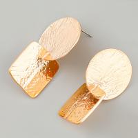 Tibetan Style Stud Earring, plated, fashion jewelry & for woman, gold, nickel, lead & cadmium free, 32x24mm, Sold By Pair