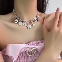 Tibetan Style Jewelry Sets, plated, different styles for choice & micro pave rhinestone & for woman, silver color, Sold By PC