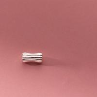 925 Sterling Silver Beads, fashion jewelry & DIY, nickel, lead & cadmium free, 3×6mm,1.5mm, Sold By PC