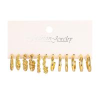 Tibetan Style Earring Set, gold color plated, 6 pieces & for woman, 20-23mm, Sold By Set