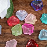 Lampwork Beads, petals, DIY, more colors for choice, 16x15mm, Hole:Approx 1.3mm, 50PCs/Bag, Sold By Bag