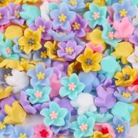 Mobile Phone DIY Decoration, Resin, petals, more colors for choice, 13mm, 100PCs/Bag, Sold By Bag