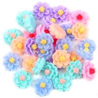 Mobile Phone DIY Decoration, Resin, Flower, more colors for choice, 12.50mm, 100PCs/Bag, Sold By Bag