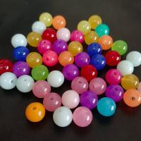Perle acrylique, Rond, DIY & normes différentes pour le choix, plus de couleurs à choisir, Vendu par sac