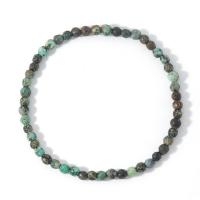 Fashion Bracelet & Bangle Jewelry, African Turquoise, Round, fashion jewelry & Unisex & faceted, mixed colors, 4mm, Inner Diameter:Approx 54.1mm, Sold By PC