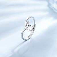 Ezüst ékszer Finger Ring, 925 ezüst, divat ékszerek & a nő, nikkel, ólom és kadmium mentes, Méret:7, Által értékesített PC