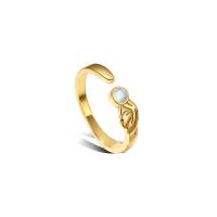 Sterling Silver Nakit Finger Ring, 925 Sterling Silver, pozlaćen, modni nakit & bez spolne razlike, više boja za izbor, nikal, olovo i kadmij besplatno, Veličina:7, Prodano By PC