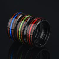 Rustfrit stål fingre Ringe, 304 rustfrit stål, mode smykker & forskellig størrelse for valg & for mennesket, flere farver til valg, 2x10mm, Solgt af PC