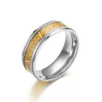 Палец кольцо из нержавеющей стали, Нержавеющая сталь 304, полированный, ювелирные изделия моды & Мужская & разный размер для выбора, 8mm, продается PC