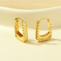 Brass Leverback Earring, plated, fashion jewelry & for woman, gold, nickel, lead & cadmium free, 20x15mm, Sold By Pair