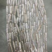 Barock kultivierten Süßwassersee Perlen, Natürliche kultivierte Süßwasserperlen, DIY, weiß, 24x6mm, verkauft von PC