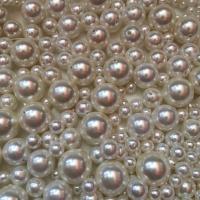South Sea Shell Beads, Shell Pearl, Round, DIY & different size for choice, white, Sold By Strand