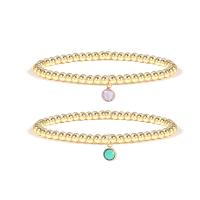 Bracelet en alliage de zinc, 2 pièces & bijoux de mode & pour femme, doré, protéger l'environnement, sans nickel, plomb et cadmium, 55mm, Vendu par fixé