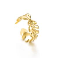 Ring Finger Titantium stali, 14K złota chromowana, biżuteria moda & różne style do wyboru & dla kobiety, złoty, 18mm, 2komputery/wiele, sprzedane przez wiele