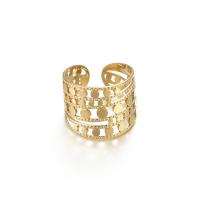 Titanium Steel  Earring, 14K gold plated, fashion jewelry & for woman, golden, 18*16mm, 2PCs/Lot, Sold By Lot
