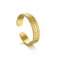 Titanium Steel  Earring 14K gold plated fashion jewelry & for woman golden 18.5*5mm Sold By Lot