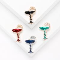 Zinc Alloy Brooches Cup plated fashion jewelry & for woman & enamel nickel lead & cadmium free Sold By PC