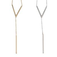 Edelstahl Schmuck Halskette, 304 Edelstahl, Modeschmuck & für Frau, keine, 18x1.50mm, Länge:ca. 14.72 ZollInch, verkauft von PC