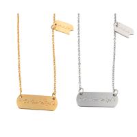 Stainless Steel Jewelry Necklace 304 Stainless Steel Vacuum Ion Plating fashion jewelry & for woman Length Approx 19.09 Inch Sold By PC