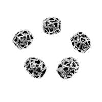 Tibetan Style Spacer Beads, antique silver color plated, DIY, 10x10.50mm, Hole:Approx 5mm, Approx 50PCs/Bag, Sold By Bag