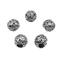 Tibetan Style Spacer Beads, antique silver color plated, DIY, 12x11mm, Hole:Approx 5mm, Approx 50PCs/Bag, Sold By Bag