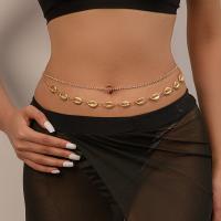 Body Chain Jewelry Zinc Alloy Shell plated fashion jewelry & multilayer gold nickel lead & cadmium free Sold By PC