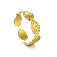 Titanium Steel  Earring 14K gold plated fashion jewelry & for woman golden 18.5*3mm Sold By Lot