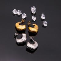 Titan Stahl Ohrring, Titanstahl, Modeschmuck & für Frau, keine, frei von Nickel, Blei & Kadmium, 15x12mm, verkauft von Paar