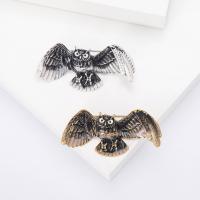 Zinc Alloy Brooches Owl plated fashion jewelry & for woman & enamel nickel lead & cadmium free Sold By PC