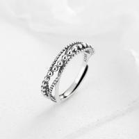 Sterling Silver Κοσμήματα δάχτυλο του δακτυλίου, 925 ασημένιο ασήμι, κοσμήματα μόδας & για τη γυναίκα, νικέλιο, μόλυβδο και κάδμιο ελεύθεροι, Μέγεθος:7, Sold Με PC