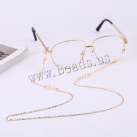 Glasses Holder, Brass, gold color plated, Unisex, nickel, lead & cadmium free, Length:70 cm, Sold By PC