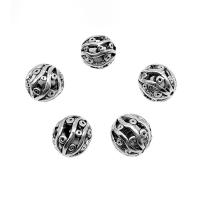 Tibetan Style Spacer Beads, antique silver color plated, DIY, 11x10.50mm, Hole:Approx 1.5mm, Approx 50PCs/Bag, Sold By Bag