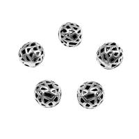 Tibetan Style Spacer Beads, antique silver color plated, DIY & hollow, 10x10mm, Hole:Approx 2mm, Approx 50PCs/Bag, Sold By Bag