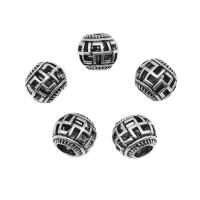 Tibetan Style Spacer Beads, antique silver color plated, DIY, 10.50x9mm, Hole:Approx 5mm, Approx 50PCs/Bag, Sold By Bag