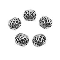 Tibetan Style Spacer Beads, antique silver color plated, DIY, 10.50x8.50mm, Hole:Approx 5mm, Approx 50PCs/Bag, Sold By Bag