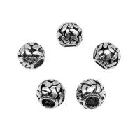 Tibetan Style Spacer Beads, antique silver color plated, DIY, 11x9mm, Hole:Approx 5mm, Approx 50PCs/Bag, Sold By Bag