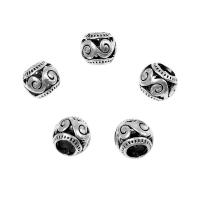 Tibetan Style Spacer Beads, antique silver color plated, DIY, 10x9mm, Hole:Approx 5mm, Approx 50PCs/Bag, Sold By Bag