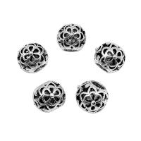 Tibetan Style Spacer Beads, antique silver color plated, DIY, 11x9mm, Hole:Approx 4.5mm, Approx 50PCs/Bag, Sold By Bag