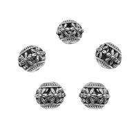 Tibetan Style Spacer Beads, antique silver color plated, DIY, 13x11mm, Hole:Approx 2mm, Approx 50PCs/Bag, Sold By Bag