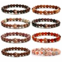 Gemstone Bracelets, with Brass, plated, fashion jewelry & different materials for choice & micro pave cubic zirconia, more colors for choice, nickel, lead & cadmium free, Length:Approx 7 Inch, Sold By PC