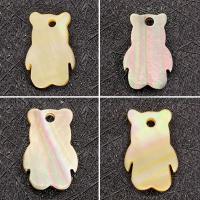 Shell Pendants, Bear, DIY, more colors for choice, 10x15mm, Sold By PC