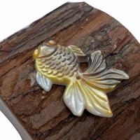 Shell Pendants, Fish, DIY, more colors for choice, 21x30mm, Sold By PC