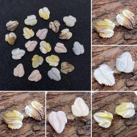 Natural Freshwater Shell Beads, Leaf, DIY, more colors for choice, 12x13mm, Sold By PC