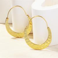 Messing Spring hoop oorbellen, plated, mode sieraden & voor vrouw, gouden, nikkel, lood en cadmium vrij, 39x46mm, Verkocht door pair
