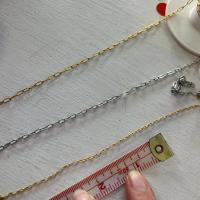 Stainless Steel Jewelry Chain, 304 Stainless Steel, fashion jewelry, more colors for choice, 1.50x3.30mm, 100m/Lot, Sold By Lot