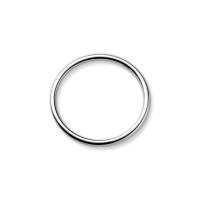 925 Sterling Silver Finger Ring, pozlaćen, Korejski stil & različite veličine za izbor & za žene, više boja za izbor, 1mm, Prodano By PC