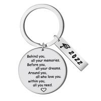 304 Stainless Steel Key Clasp Unisex  & with letter pattern Sold By PC