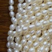 Barok ferskvandskulturperle Beads, Ferskvandsperle, Ris, du kan DIY, hvid, 3-3.5mm, Solgt Per Ca. 37 cm Strand